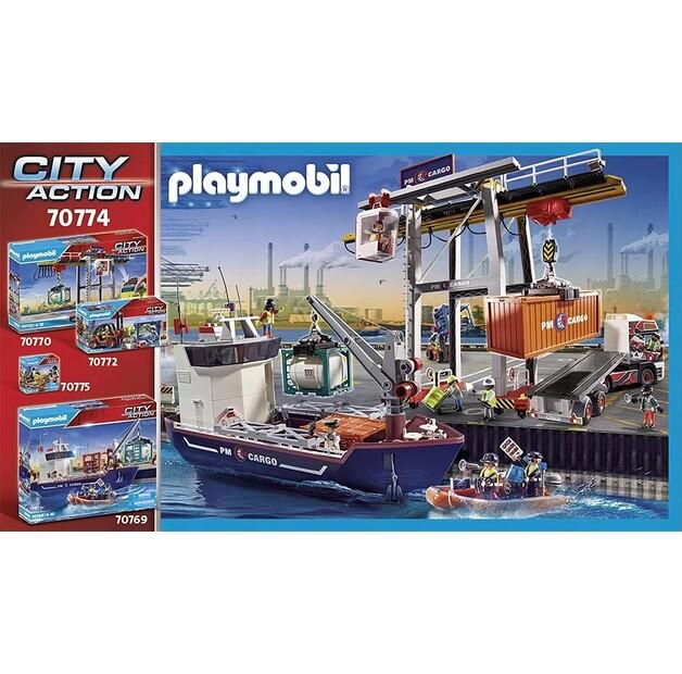 Конструктор Playmobil 70774 City Action контейнерный завод