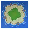 Non-Toxic 1Pc 32*32Dots Baseplate Beach Island Base Plate Building Blocks Compatible Brands Bricks Plate Christmas Gift Toys For Children