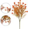 Autumn Artificial Flowers Outdoor Fake Plants UV Resistant Faux Flower In Bulk for Hanging Planters Porch Garden Vase Window Box