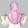 1PC Machine Washable Snap Closure Traditional Islamic Attire Elegant Hijab Gorgeous Muslim Headscarf Ideal Gift Multi-Color