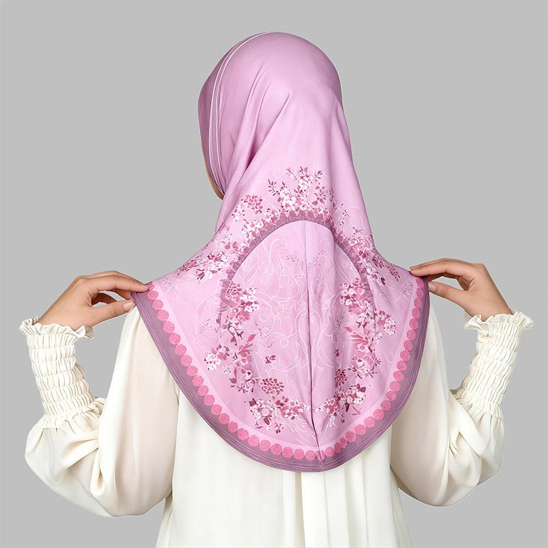 1PC Machine Washable Snap Closure Traditional Islamic Attire Elegant Hijab Gorgeous Muslim Headscarf Ideal Gift Multi-Color