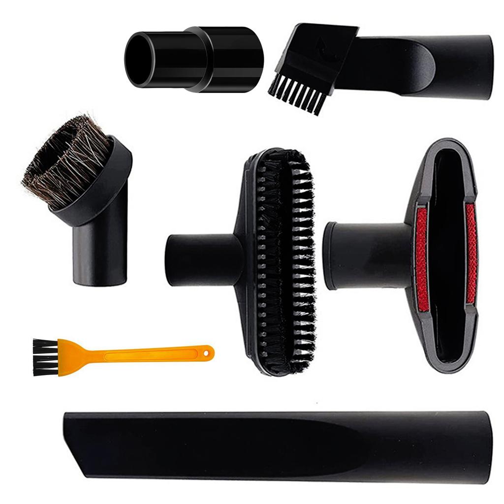 7Pcs Vacuum Cleaner Accessories Floor Brush Floor Brush Dust Brush Sofa Bed Suction Nozzle Brush Head Replacement