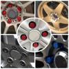HEX 19mm 20pcs Aftermarket Car Anti-theft 6061 Aluminum Alloy Wheel Lock Nuts Length 35MM Length M12*1.5 Lug Nuts Red Black Blue