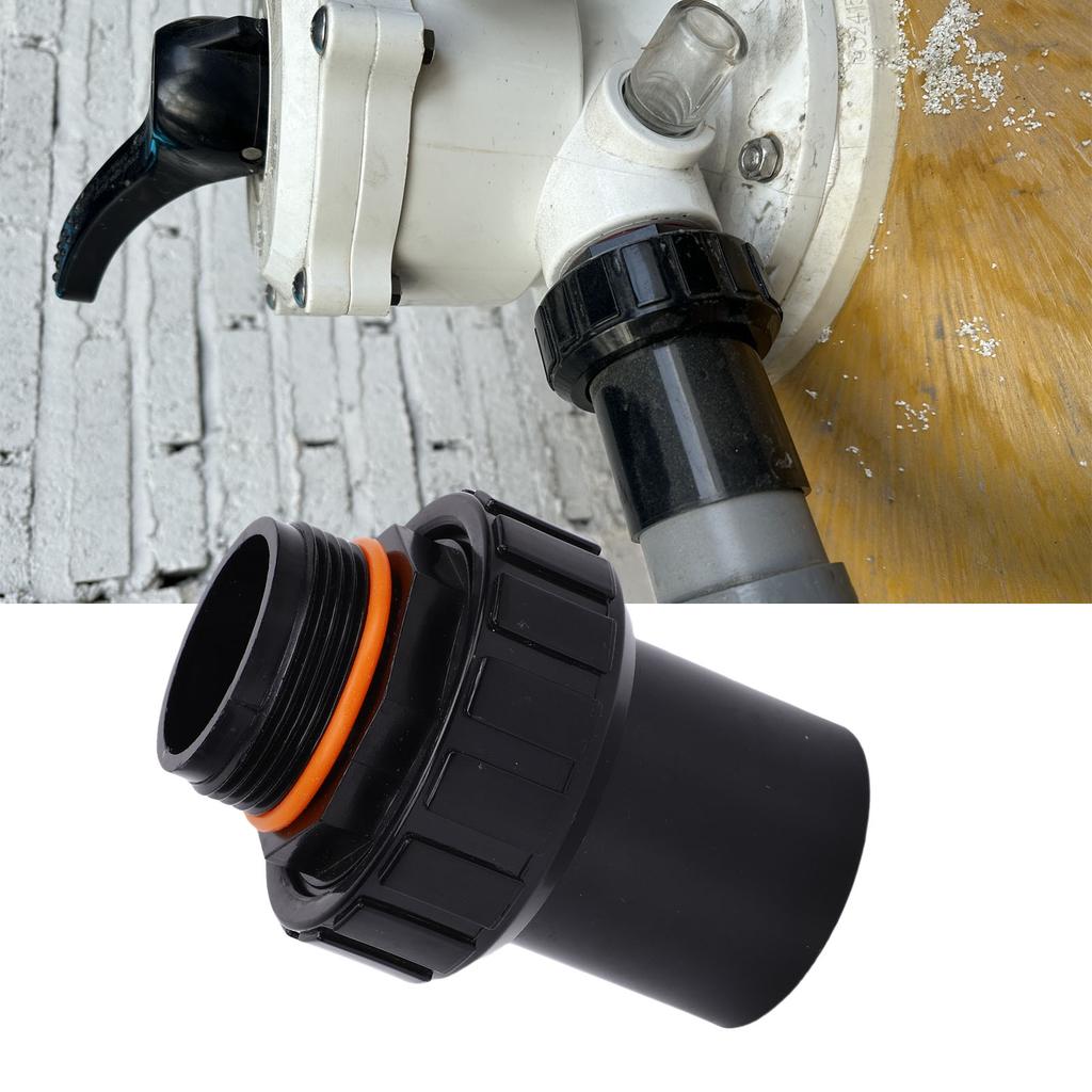 Sand Straight Water Pipe with Threaded Joint Pool Pump Fittings PVC Union Adapter Connector