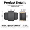 Car Armrest Cushion Universal Elbow Support Cushion Universal Arm Rest Box Pad with Both Side Storage Bag Interior PU Leather