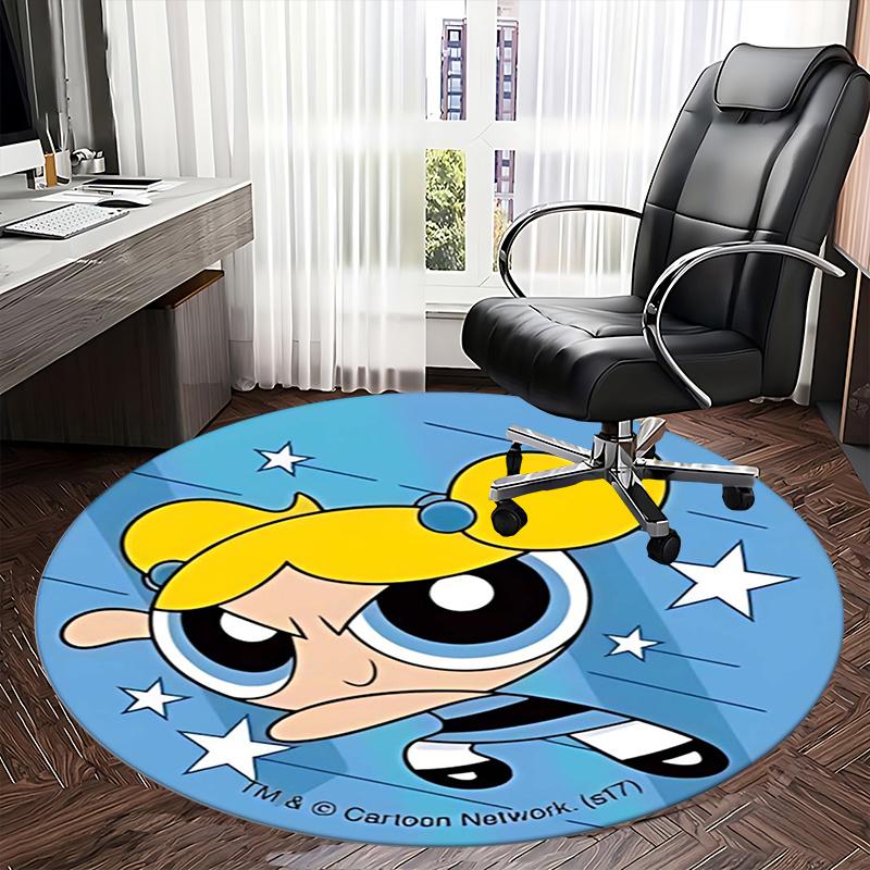 Powerpuff Girls,Buttercup Chair mat Round Rug Office carpet, Non slip, Suitable for Living Rooms, Bedrooms,Decor1205774a