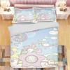 MINISO Cartoon Little Twin Star Quilt Cover Sanrio Cute Girl Printed Children Soft Customizable Bedding Custom Made Home Bedroom