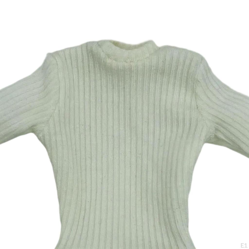 1/6 Long Sleeve Tops Doll Clothing Action Figure Clothes Miniature Casual for 12 Inch