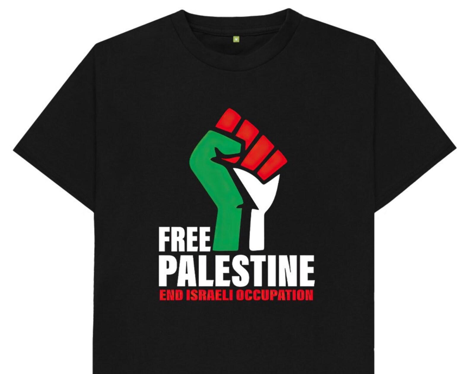 Free Palestine End Israeli Occupation T shirt 3XL