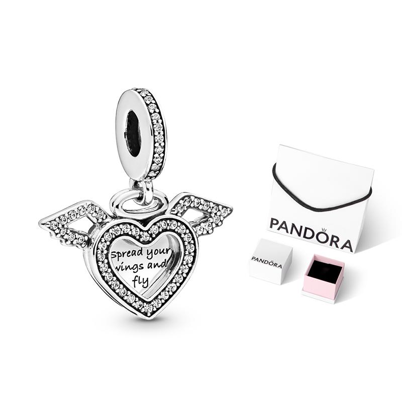 Pandora Angel Wings 925 Silver Pendant Women jewelry 798485C01