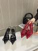 Fashion Summer High Heel Women Sandals Shoes Fashion Shallow Butterfly-knot Shoes Elegant Wedding Party Shoes