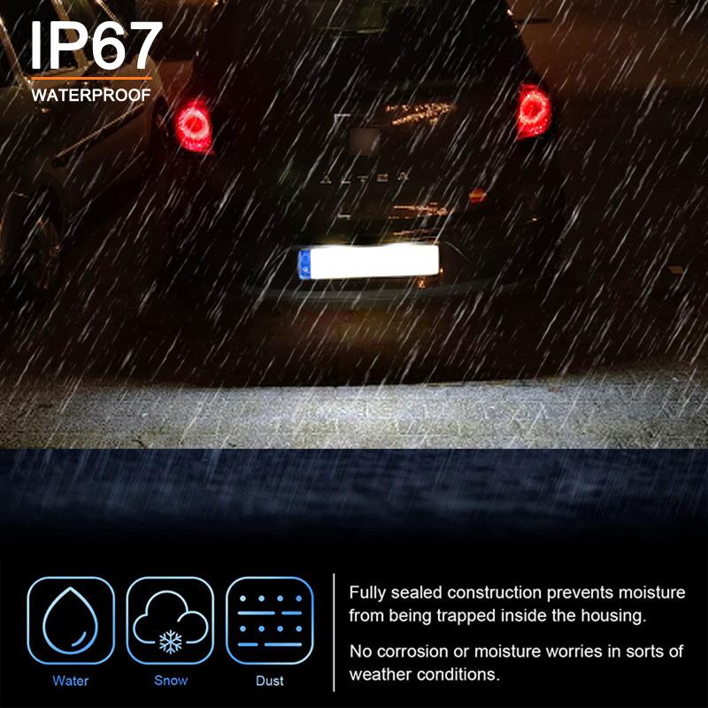 2Pcs LED License Plate Light For Seat Leon 1M Altea Arosa Cordoba Ibiza 6L Toledo 5P Replace OEM 5P0943021