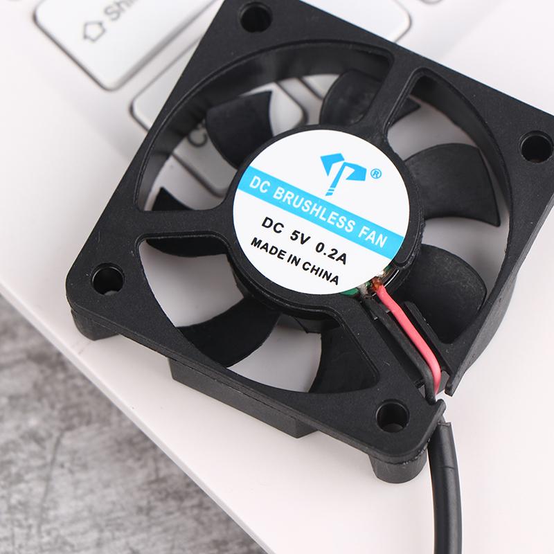 1Pc Dc5010 Silent Fan 5V Oily Usb Cable Humidifier Connector Pc Fan Cooler Heatsink Exhaust Cpu Cooling Fan Replacement Parts