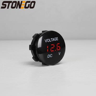12V-24V Digital LED Voltmeter Car Auto Motorcycle Boat Truck Panel Voltage Meter Tester Refit Accessory