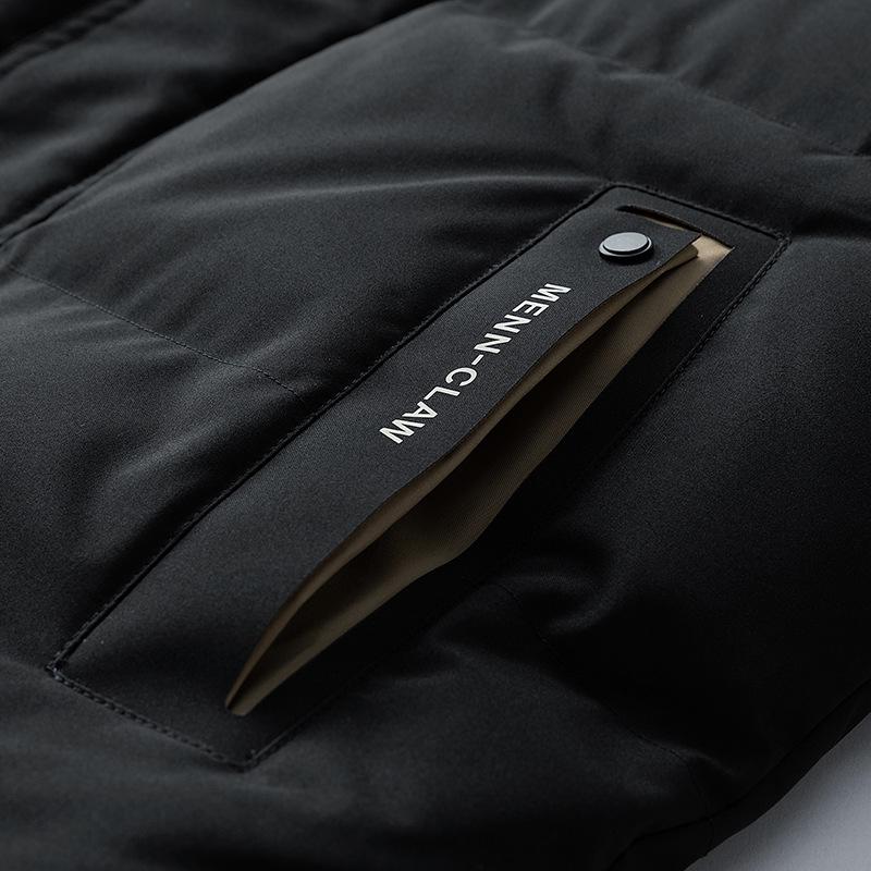Men's 2025 Thickened Down Cotton Hooded Winter Jacket for Cold Protection Workwear