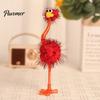 Premi Divertenti per la Classe, Penne a Sfera in Plastica con Struzzo Cartone Animato, Penna Divertente Autoportante, Punta da 0.5mm, Giocattoli Creativi da Scrivania, Scrittura Peluche