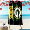 Steelers Logo Print Strandtuch, Großes Weiches Schnelltrocknendes Handtuch für Strand Camping Schwimmen