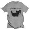Summer Playboi Carti Oversized Hip-Hop T Shirts Cute Cat Harajuku Print Tee Regular Mens Tops Quality Rapper T Shirt Jogging Tee