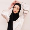 Premium Cotton Inner Hijab Modal Jersey Scarf Women Long Shawls One Loop Instant Hijab Muslim Women Solid Color Turban Headband