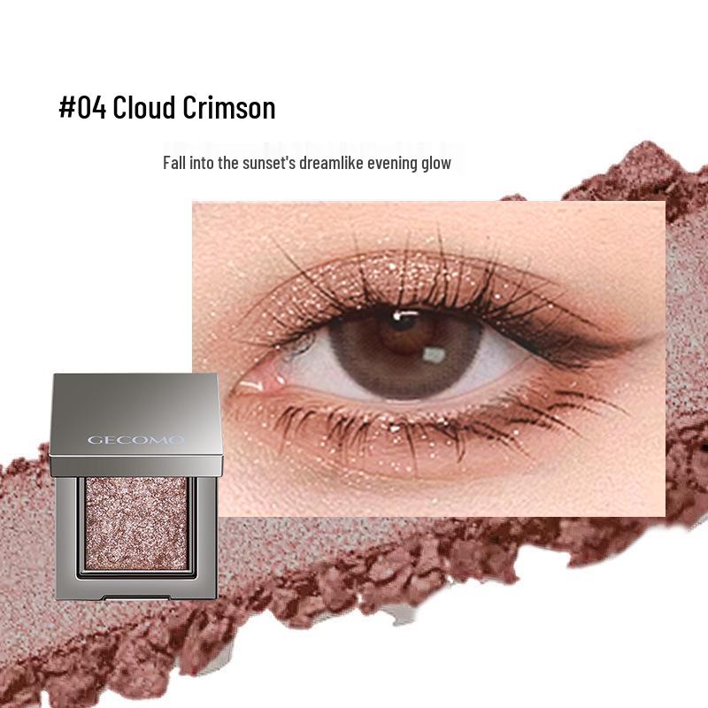 Manwan Select Dreamland Einzelner schimmernder Lidschatten-Palette - Langanhaltend, Aufhellend, Feiner Glitzer, Nicht absetzend.