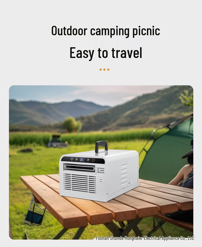 Portable Negative Ion Air Conditioner with Free Mosquito Net Installation