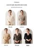 Lekasha Women's V-Neck Cross Knit Cashmere Sweater - Long Sleeve, Autumn/Winter Style