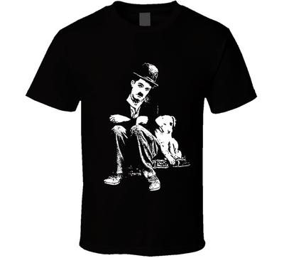 Charlie Chaplin Šuns gyvenimas Marškinėliai