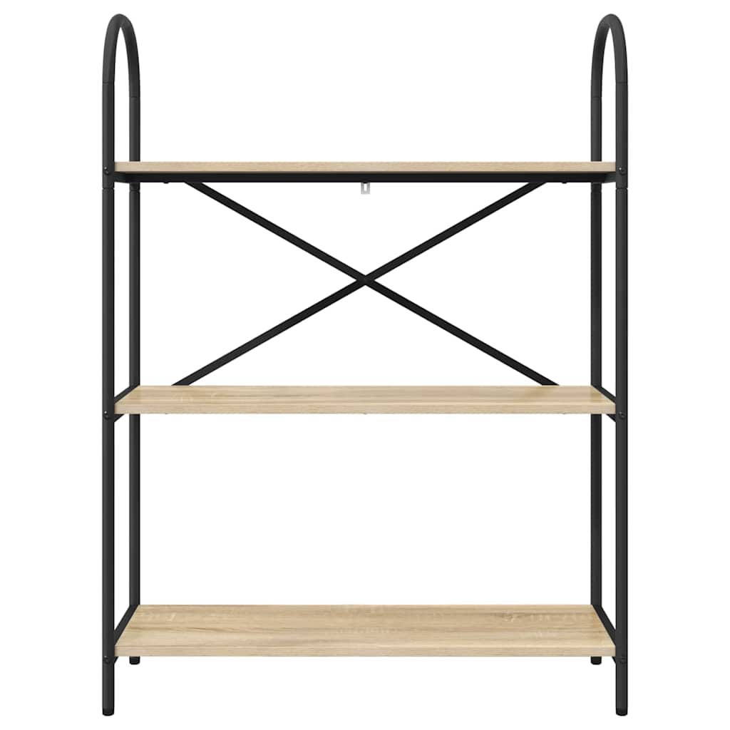 Bookshelf Sonoma Oak 80 x 30 x 109 cm Particleboard