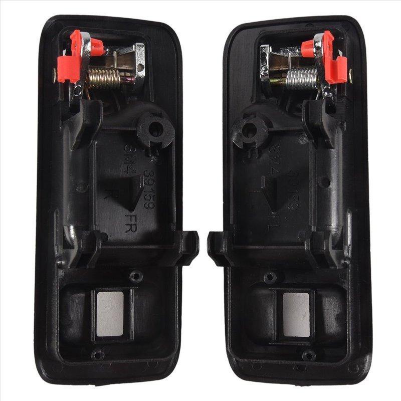 DT08 2Pcs Car Front Door Handle with Chrome Lever for Honda Accord Coupe 1990-1993 72620SM4003ZB