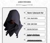 Cyberpunk Hooded Cloak for Halloween & Medieval Role-Play