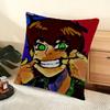 Cartoon BBen  Cushion Cover Soft Short Plush Pillow Cover Smooth Cozy Texture Aesthetic Cushion Case Home Decor