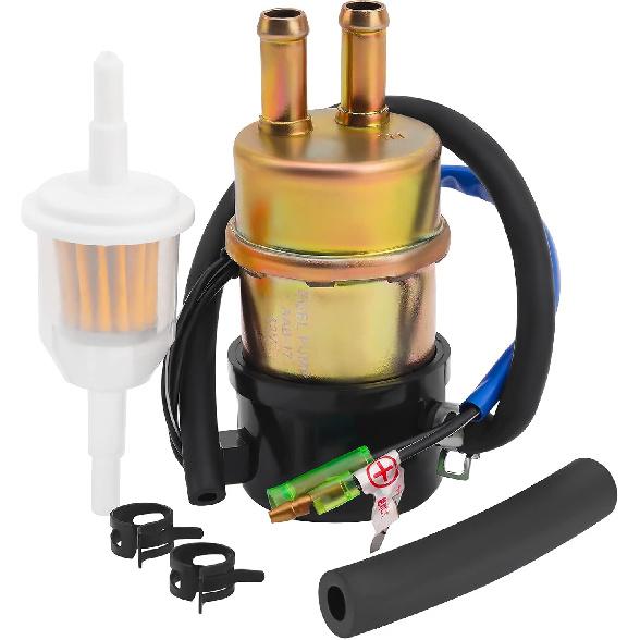 Road Passion 12v 60LPH Electric Fuel Pump for Kawasaki Mule 3010 KAF620E 4x4 2001-2008 / Mule 3010 KAF620H 4x4 2003-2008 / Mule 3010 KAF620J 4x4