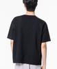 MOZMOZ Crop Fit Sorona Cooling Functional Back Slit Plain Short Sleeve T-Shirt Black