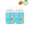 GummiKing 2 Pcs X Children's Omega 3 DHA EPA Strawberry Orange Lemon Gummy Jelly 60 Pcs 2 Pcs
