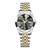 Orologio da donna di nuova tendenza della moda 2024, orologio da ragazza decorato con diamanti in cristallo con taglio a diamante, calendario impermeabile luminoso