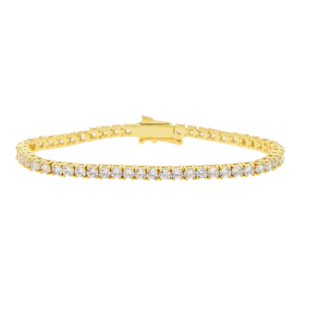 Iced Out Bling Beaded CZ Heart Bracelet for Women