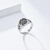 Ancient Egyptian Vintage Aged Eye of Horus Titanium Steel Ring for Mens Gold Fashion Jewellery