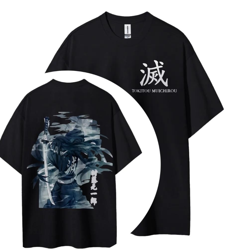 Kimetsu no Yaiba Japońskie Gorącokrwiste Anime Klasyczne Postacie Sportowe Codzienne Krótkie Rękawy Wygodne Połowy Rękawy Popularne Zabójca