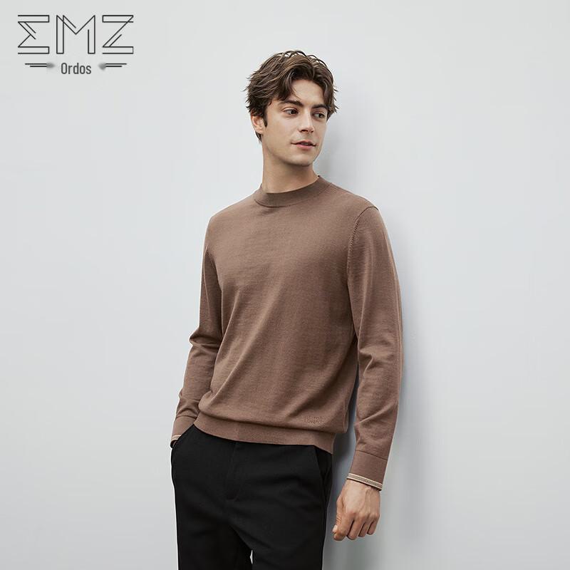 

Мужской классический шерстяной свитер с круглым вырезом EMZ 3XL