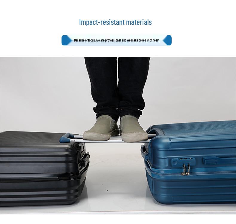 20-Inch Carry-On & 24-Inch Large Capacity Drop-Resistant Suitcase with Silent Wheels & Combination Lock