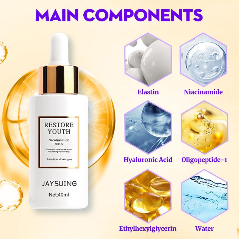 Face Serum Moisturizing Shrink Pore Brightening Firming Facial Skin Care Essence Deep Moisturizing Niacinamide XYZ