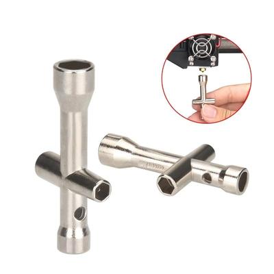 E3D V6 tryska Mini klíč M2 M2,5 M3 M4 Šroubová matice Šestihranný křížový klíč Zásuvka pro údržbu Model Auto Wheel Tool