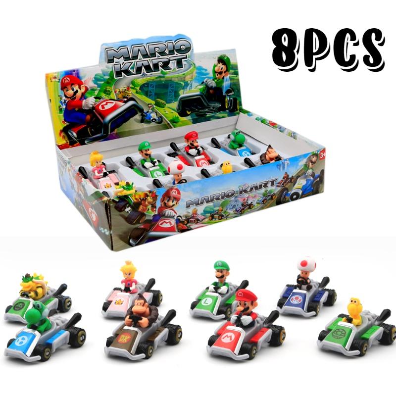 

Набір іграшок Super Mario Party Go-kart з 8 колекційними фігурками та вітриною