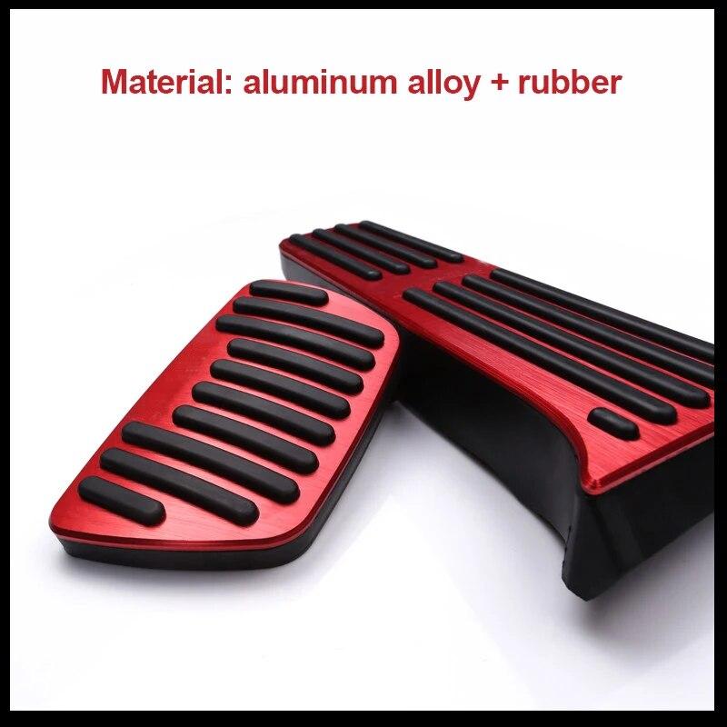 Aluminum Auto Car Pedals Cover Fuel Brake Footrest Pads Plate Cover For Toyota Camry 70 V70 2018    2022 Accessories