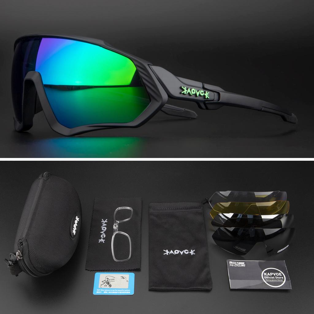 Cycling Glasses Men and Women Outdoor Running Bicycle Polarized Eye Protection Goggles