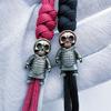 EDC Skeleton General Beads Adjustable Woven Lanyard Pendants Vintage DIY Paracord Bead Travel