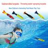 Underwater Training & Treasure Hunt Toy Torpedo for Kids' Pool Play