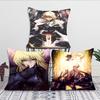 Anime Fate Zero Stay Night Saber Pillow Case Square Pillow Bedroom Sofa Leisure Comfort Cushion Car Living Room Home Decoration