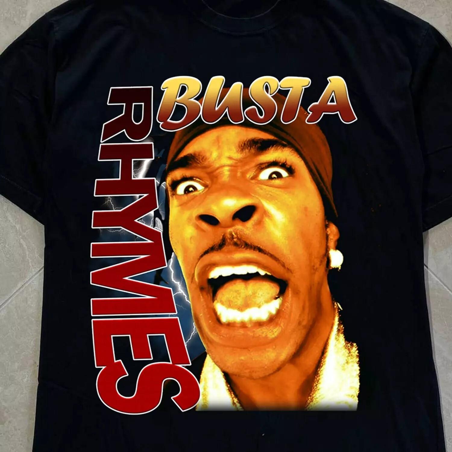 Busta Rhymes rapper black T-shirt Unisex all sizes S to 5Xl BL1063 M