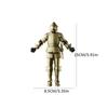 3D printed doll toy joint movable doll ornament creative decompression DIY assembly warrior doll